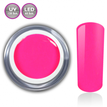 Dose pink neon Glitzer UV-Gel